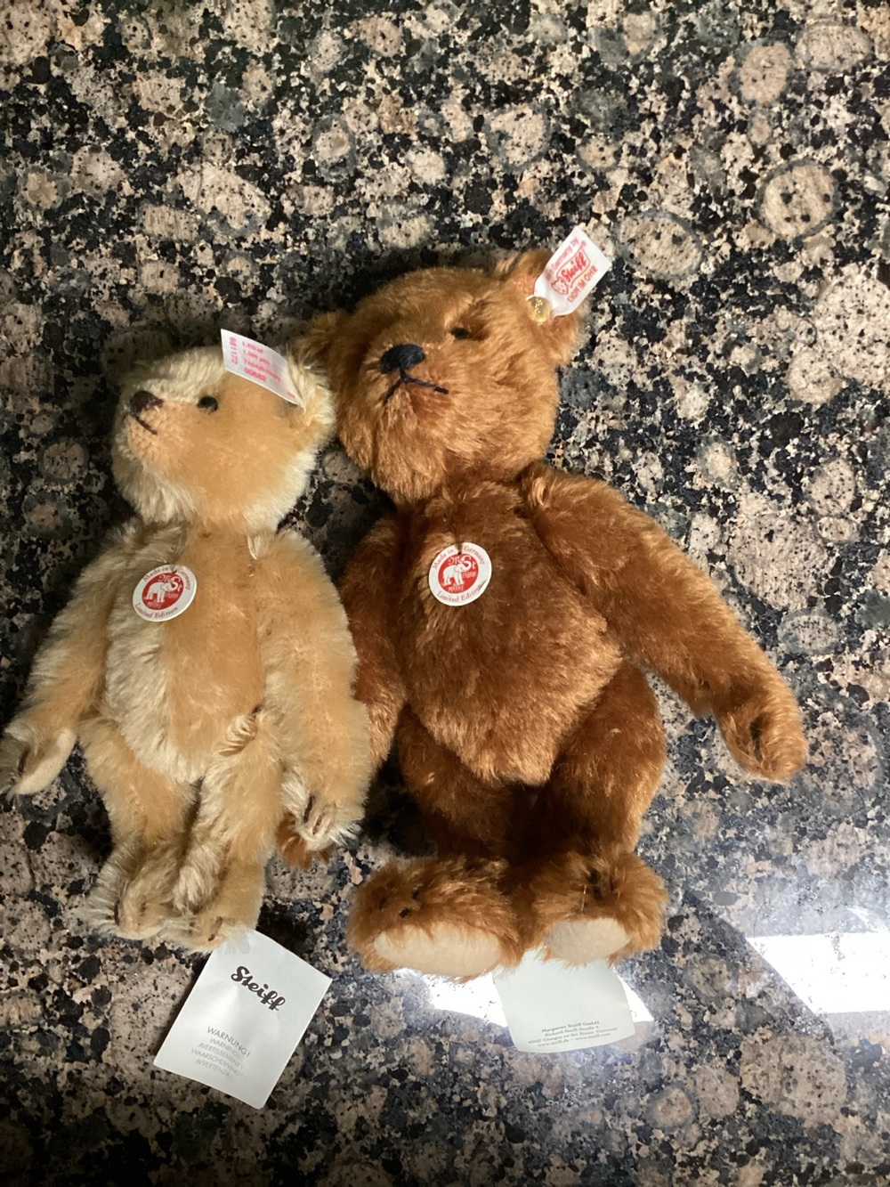 2008 Steiff Bear set William and Henry. #681172